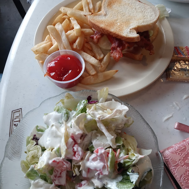blt Sandwich and Salad with Friez
