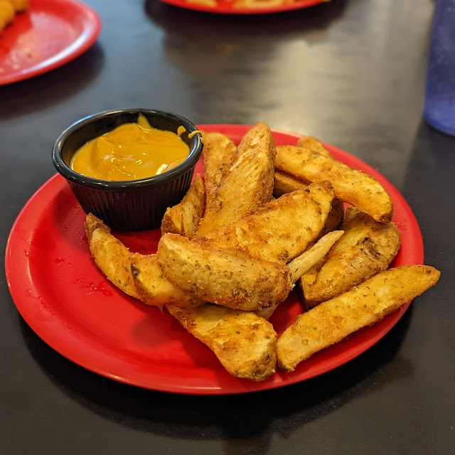 Potato Wedges with Cheese