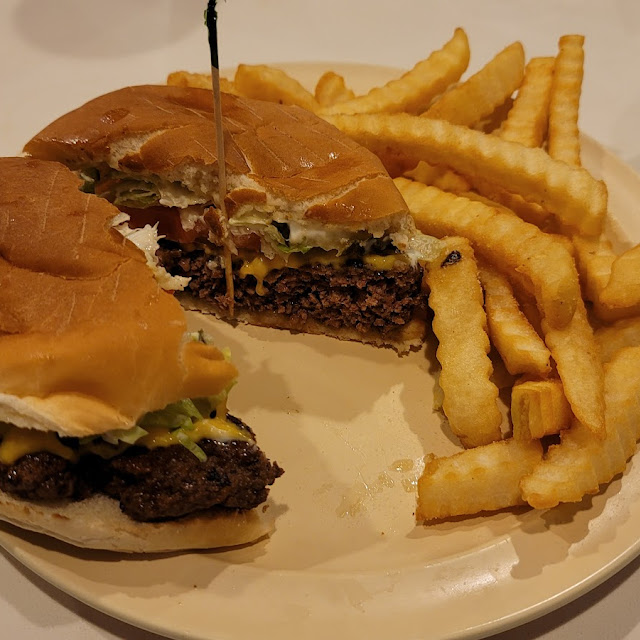 Cheese Burger & Fries