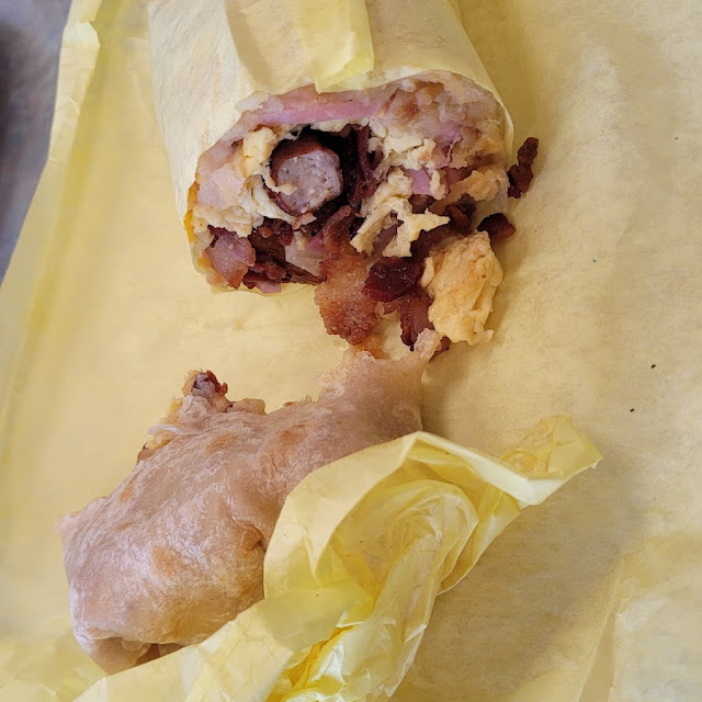 3 Meat Breakfast Burrito
