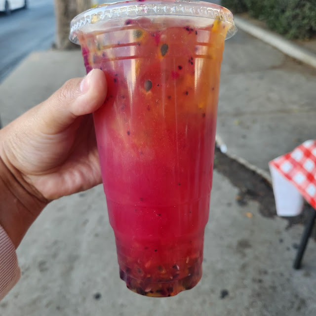 Dragon Fruit and Passionfruit Agua Frescas
