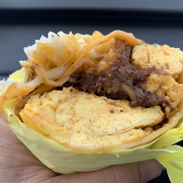 Breakfast Burrito with Cabeza