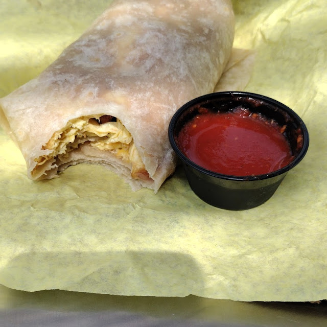 Bacon and Egg Breakfast Burrito