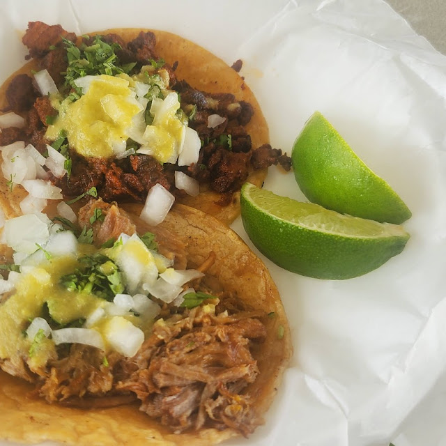 Carnitas Taco and Al Pastor Taco