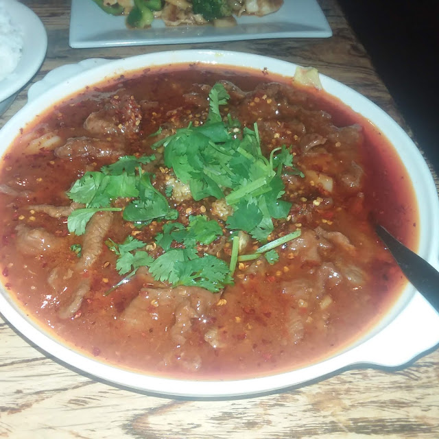 Shredded Beef in Hot Oil