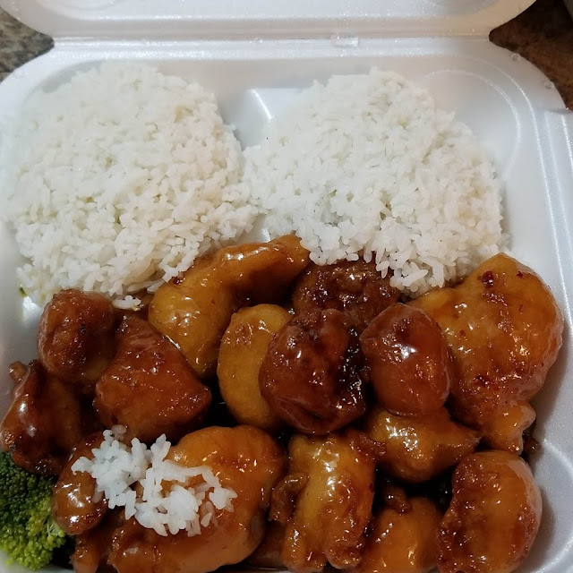 General Chicken with White Rice
