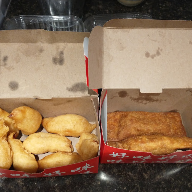 Sweet & Sour Breaded Shrimp & Egg Rolls
