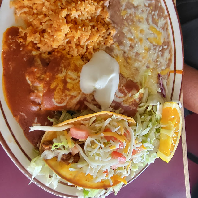 Enchilada & Taco Plate