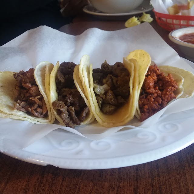 Tacos De Asada Y Adobada