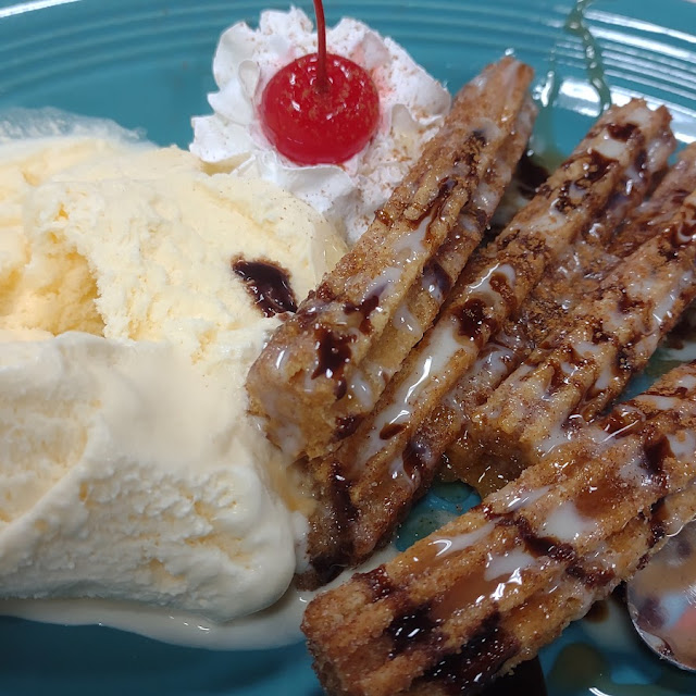 Churros with Ice Cream