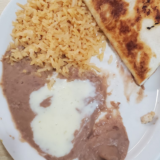 Quesadilla Rice & Beans