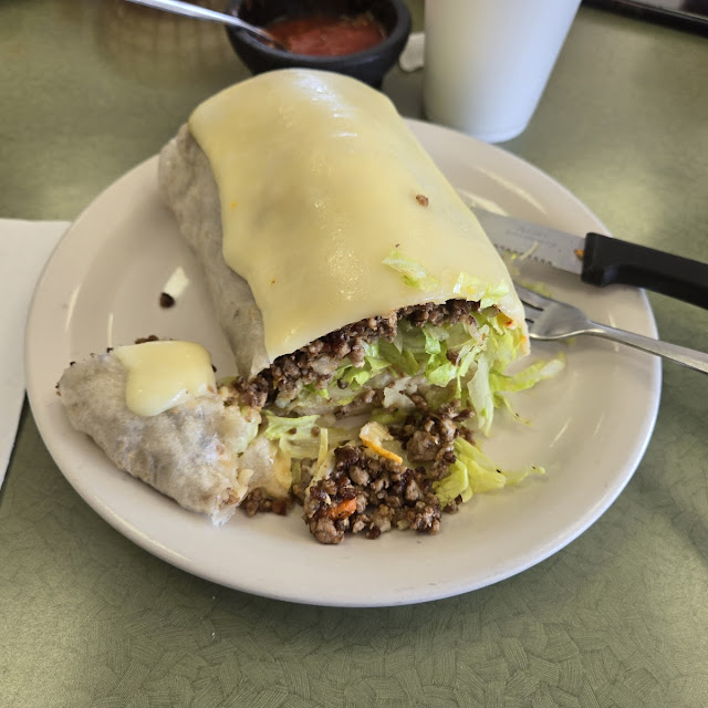 Hamburger Burrito Suizo