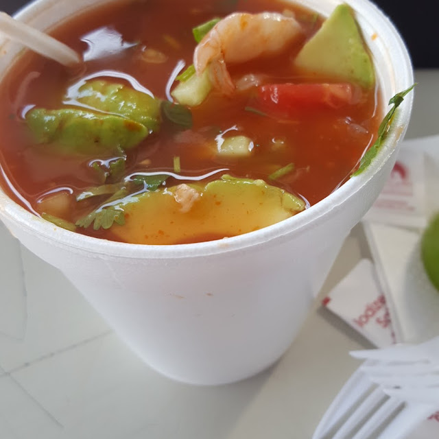 Cocktel De Camaron & Ceviche Tostada
