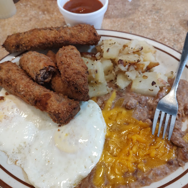 Sausage and Two Eggs