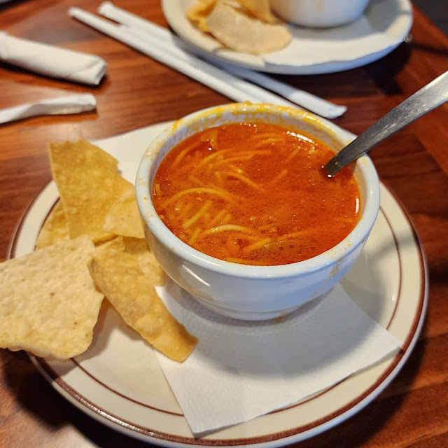 Complimentary Fideo Soup