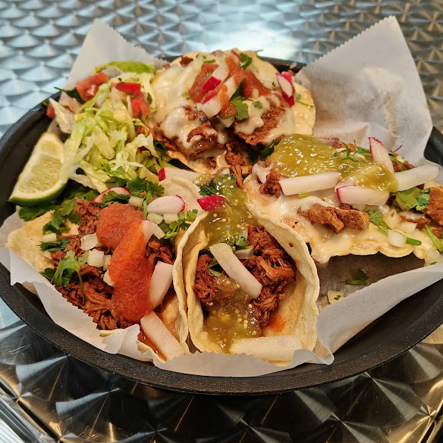 Barbacoa Tacos and Diablitos