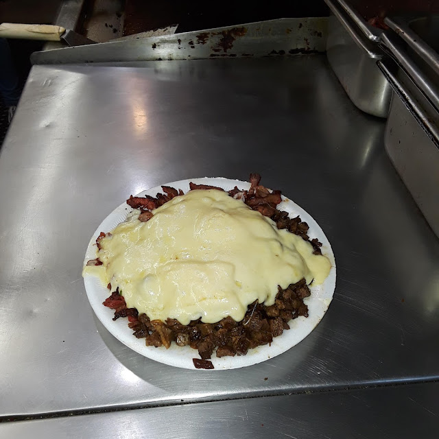 Plato de Fajita Con Trompo Y Queso