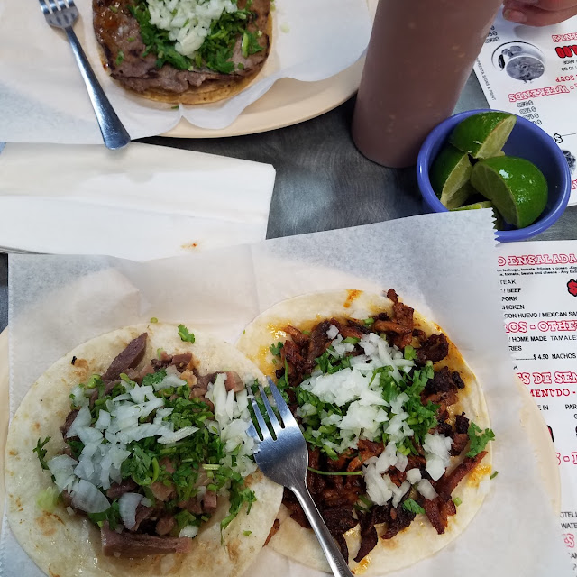Tacos De Lengua & Tacos Al Pastor