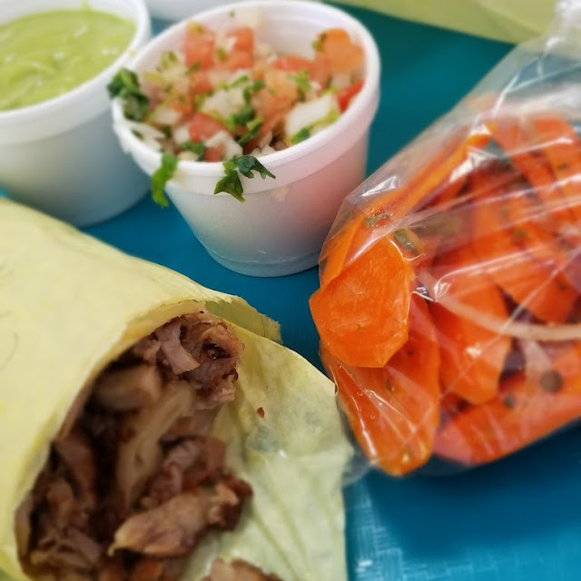 Burrito de Carnitas Con Todo