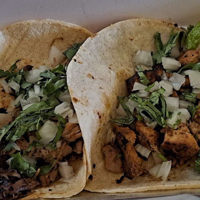Caritas and Chicken Tacos with Cilantro Lime Sauce