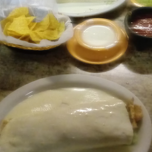 California Burrito with Chips and Dips