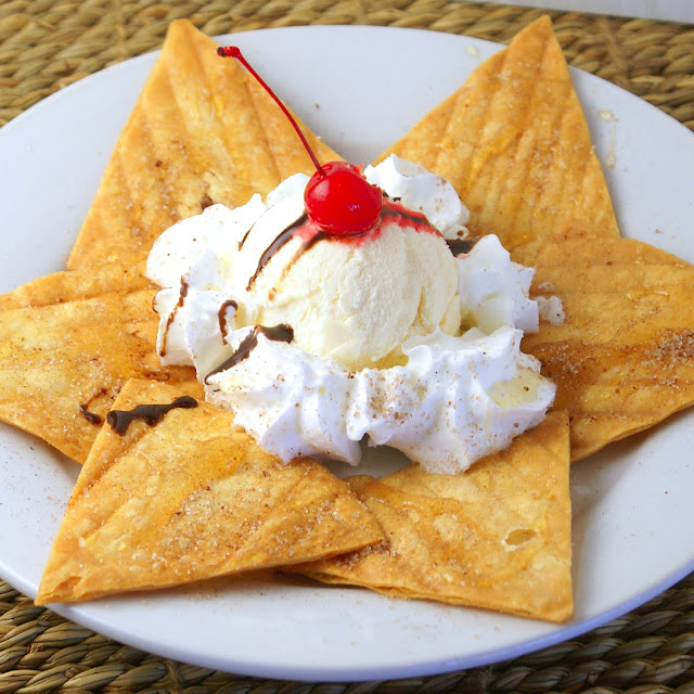 Sopapilla with Ice Cream