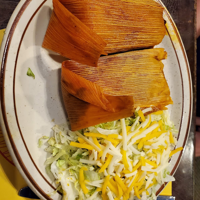 Order of 2 Tamales with Side of Beans