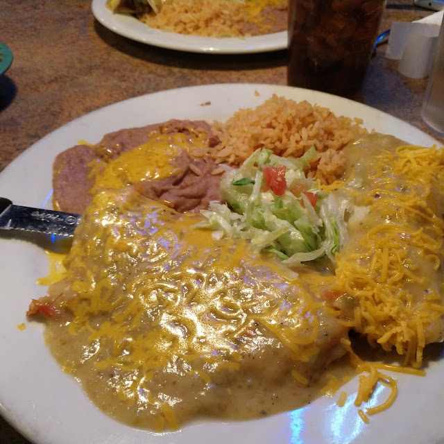 Chile Relleno and Pork Advocado Burrito