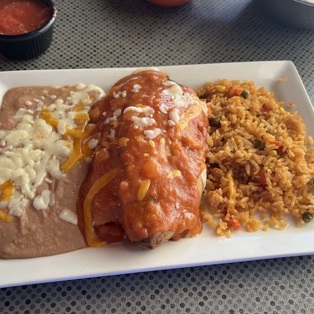 Kids Enchilada with Rice and Beans