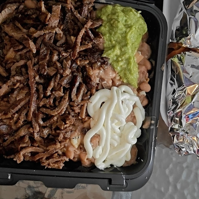 Asada Torta and Asada Nachos