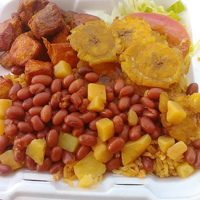 Fried Pork Chunks and Mofongo