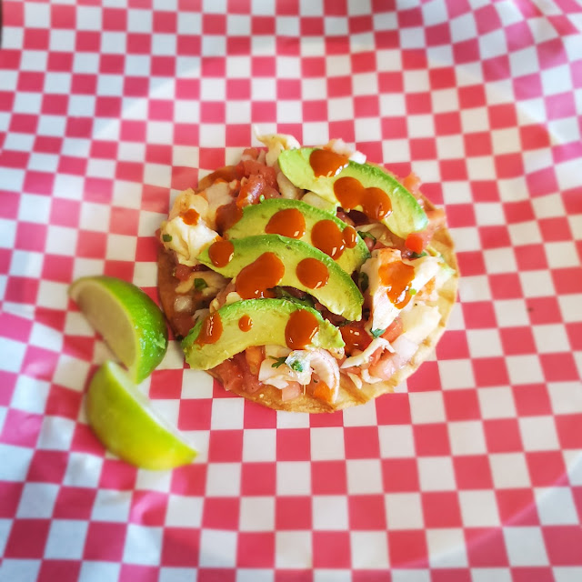 Tostada De Camarón Y Cangrejo
