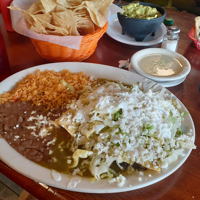 Verde Chicken Enchiladas