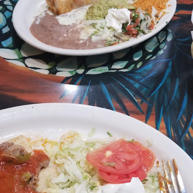 One Taco Two Enchiladas and Rice