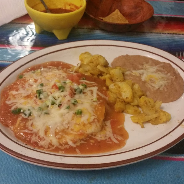 Shrimp on Ranchero Sauce