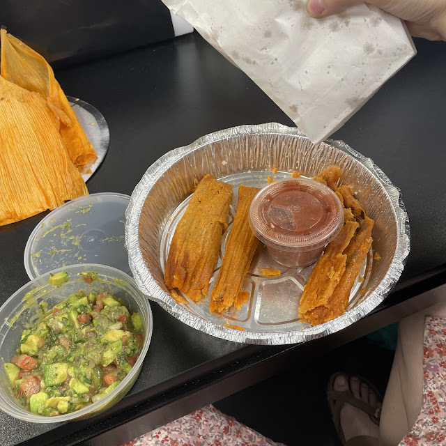 6- Two Tamales Rice and Beans
