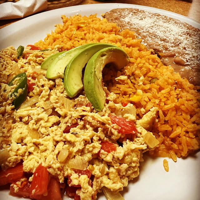 Huevos a La Mexicana Eggs Mexican Style