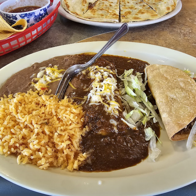 Mole Enchiladas
