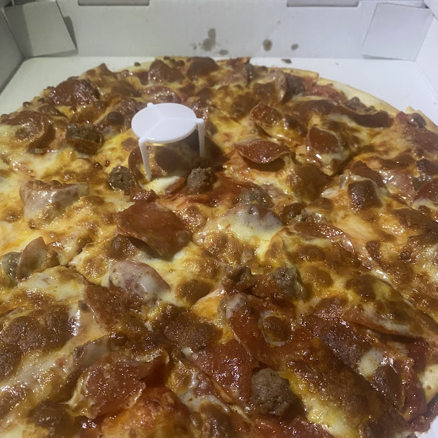 Sausage and Pepperoni Pizza
