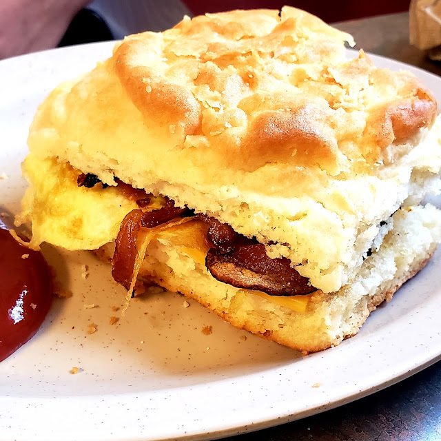 Bacon and Egg Biscuit