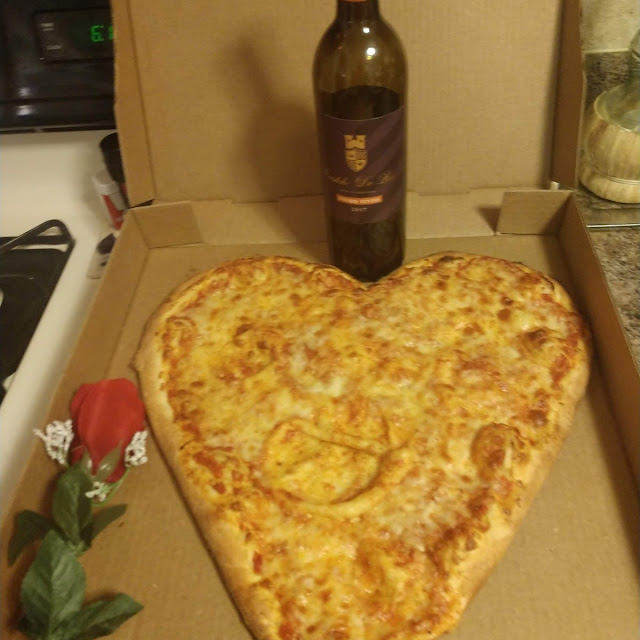 Heart-Shaped Pizza