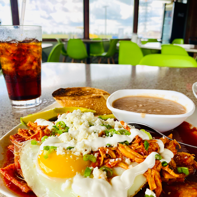 Chilaquiles with Sunny Side Up Eggs