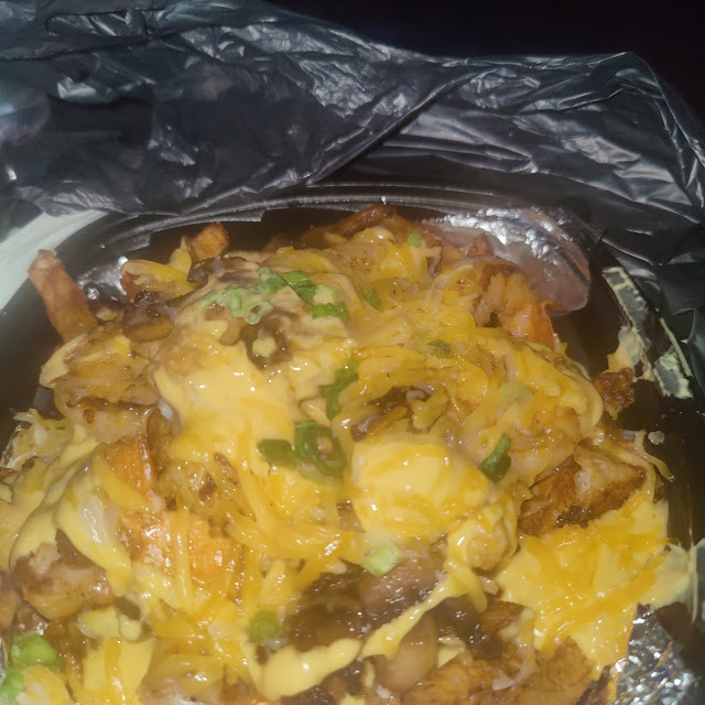 Loaded Shrimp Fries with Cheese