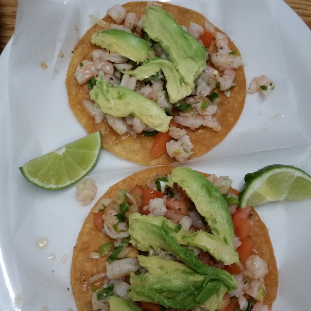 Tostadas de Ceviche de Pescado