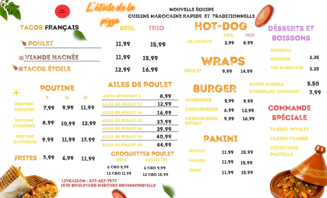 Étoile de la pizza