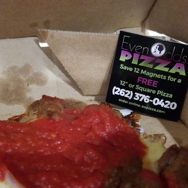 Detroit Style Pizza with the Works Pizza