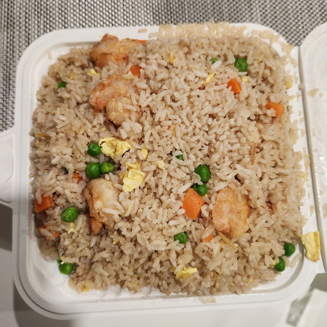 Shrimp Fried Rice Chicken with Garlic Sauce
