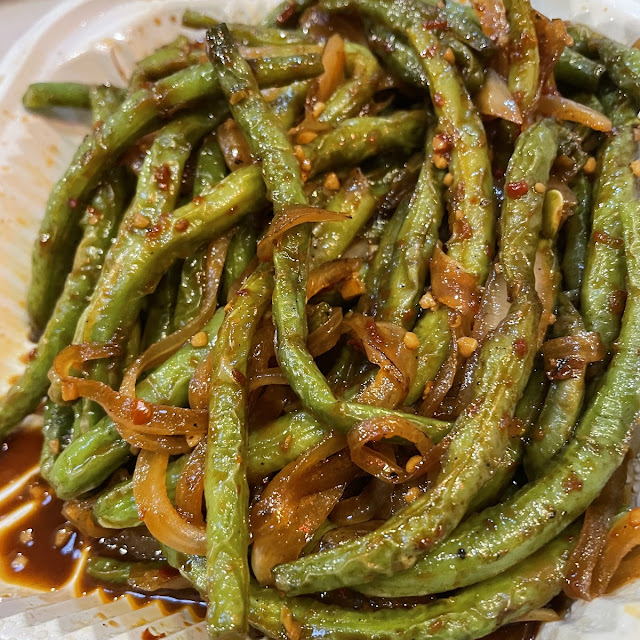 Green Beans with Garlic Sauce