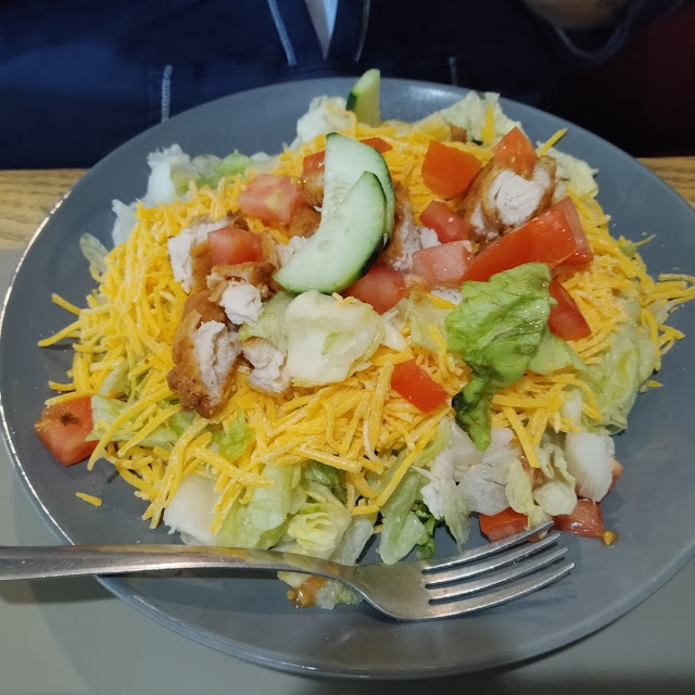 Fries Chicken Salad