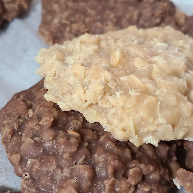 Peanut Butter and Chocolate No Baked Cookies